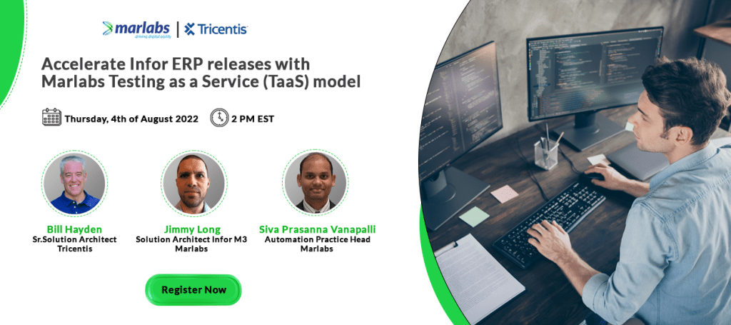Accelerate Infor ERP releases with Marlabs Testing as a Service (TaaS) model